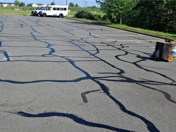 Asphalt Crack Filling in Frederick MD