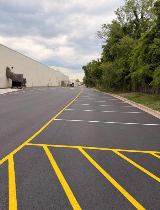 Road & Parking Lot Striping in Fredericksburg VA